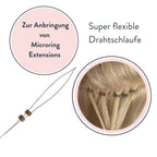 Microring Haarverlängerung Set für Microring Extensions aus Echthaar - Hair2Heart