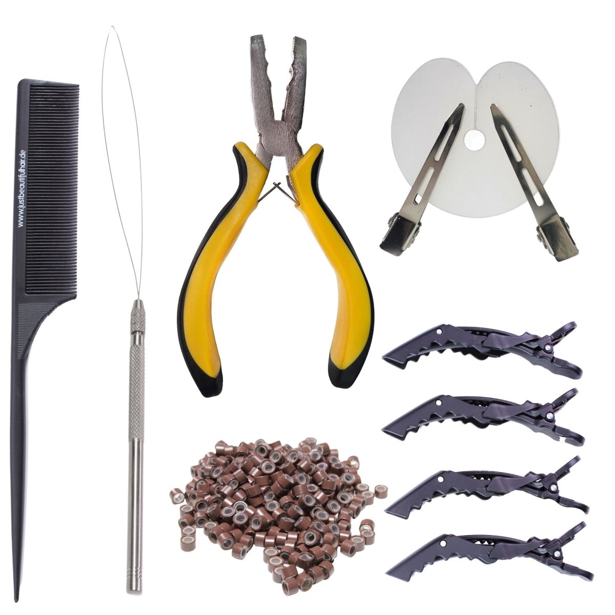 Microring Haarverlängerung Set für Microring Extensions aus Echthaar - Hair2Heart