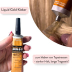Starter Set für Tape Extensions Zange Klammern Kamm Kleber- Hair2Heart