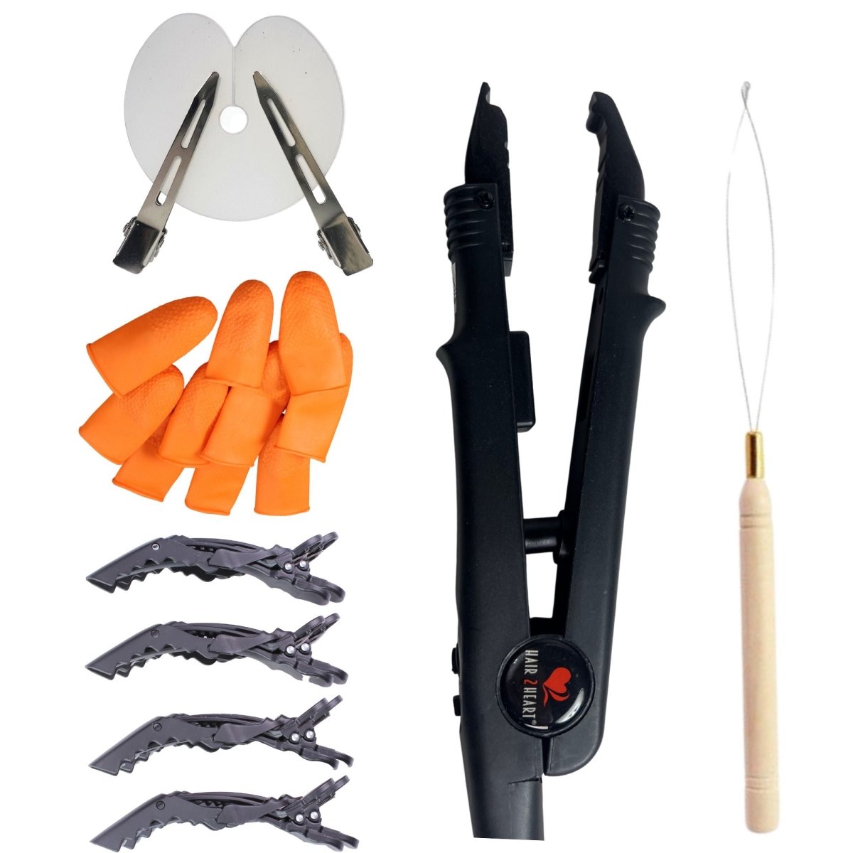 Starter Set für Bonding Extensions inklusive Wärmezange und Zubehör - Hair2Heart