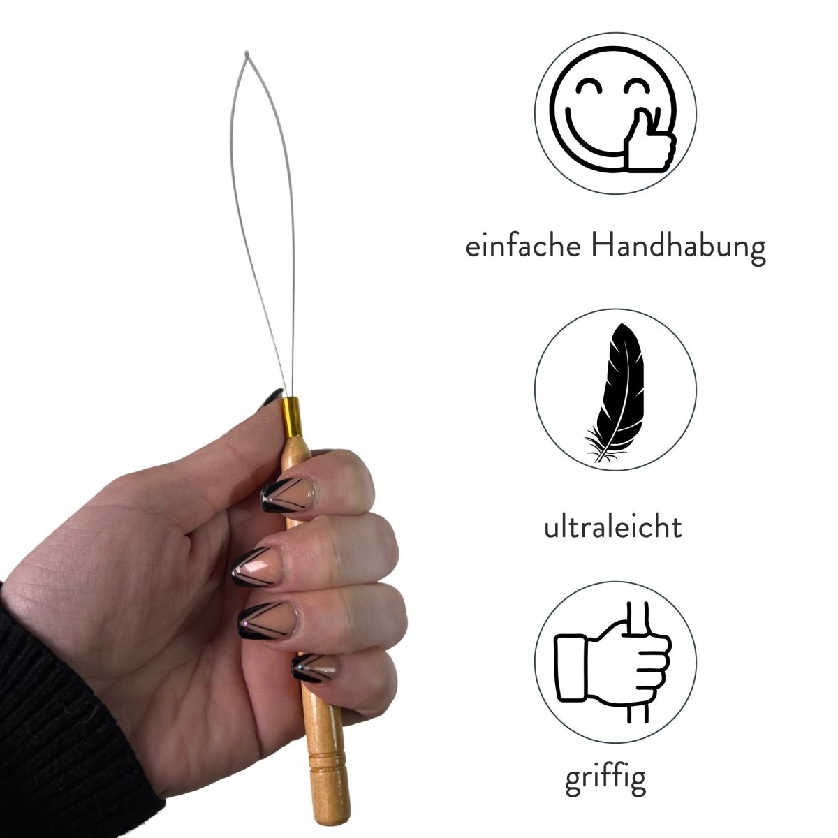 Starter Set für Bonding Extensions inklusive Wärmezange und Zubehör - Hair2Heart