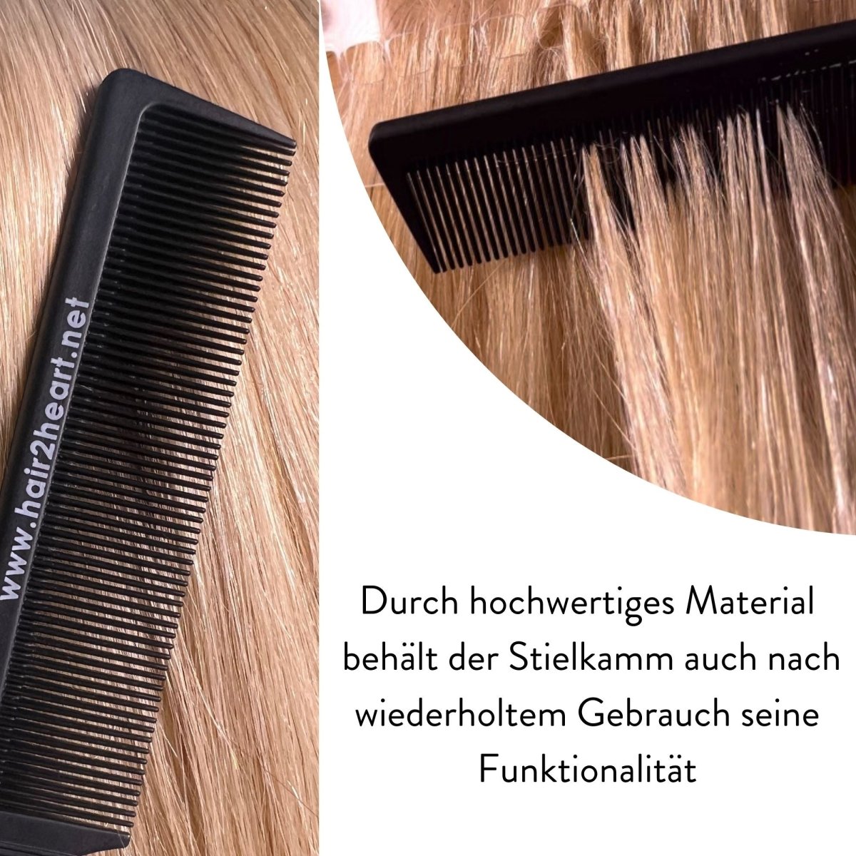 Stielkamm Kamm für Extensions - Hair2Heart