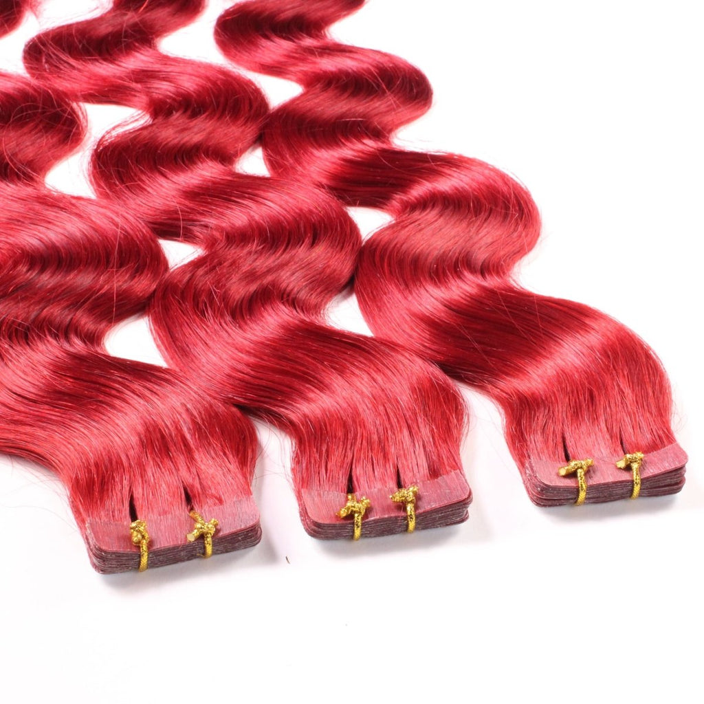 Tape Extensions gewellt aus Echthaar - Hair2Heart