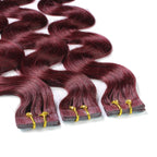 Tape Extensions gewellt aus Echthaar - Hair2Heart