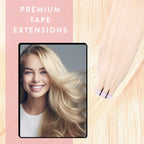 Premium Tape Extensions aus Remy Echthaar - Hair2Heart