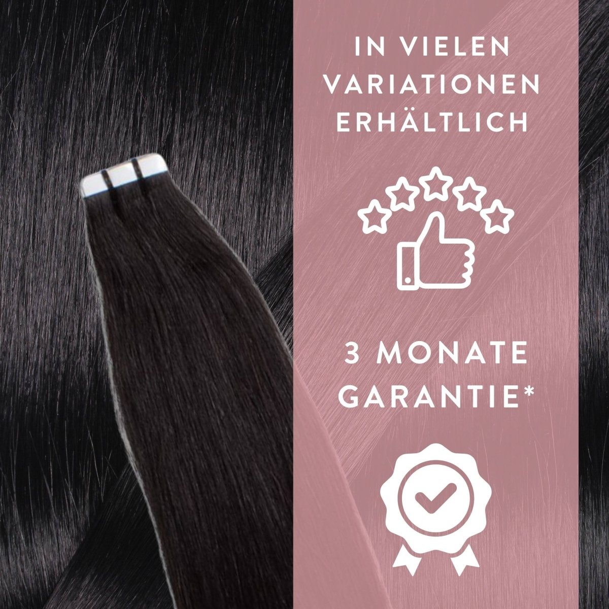 Premium Tape Extensions aus Remy Echthaar - Hair2Heart