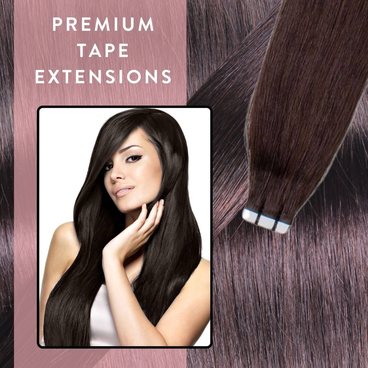 Premium Tape Extensions aus Remy Echthaar - Hair2Heart