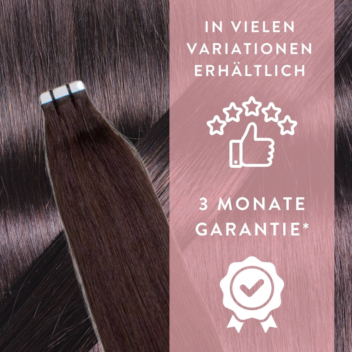 Premium Tape Extensions aus Remy Echthaar - Hair2Heart