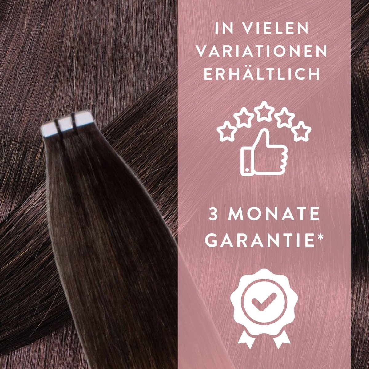 Premium Tape Extensions aus Remy Echthaar - Hair2Heart