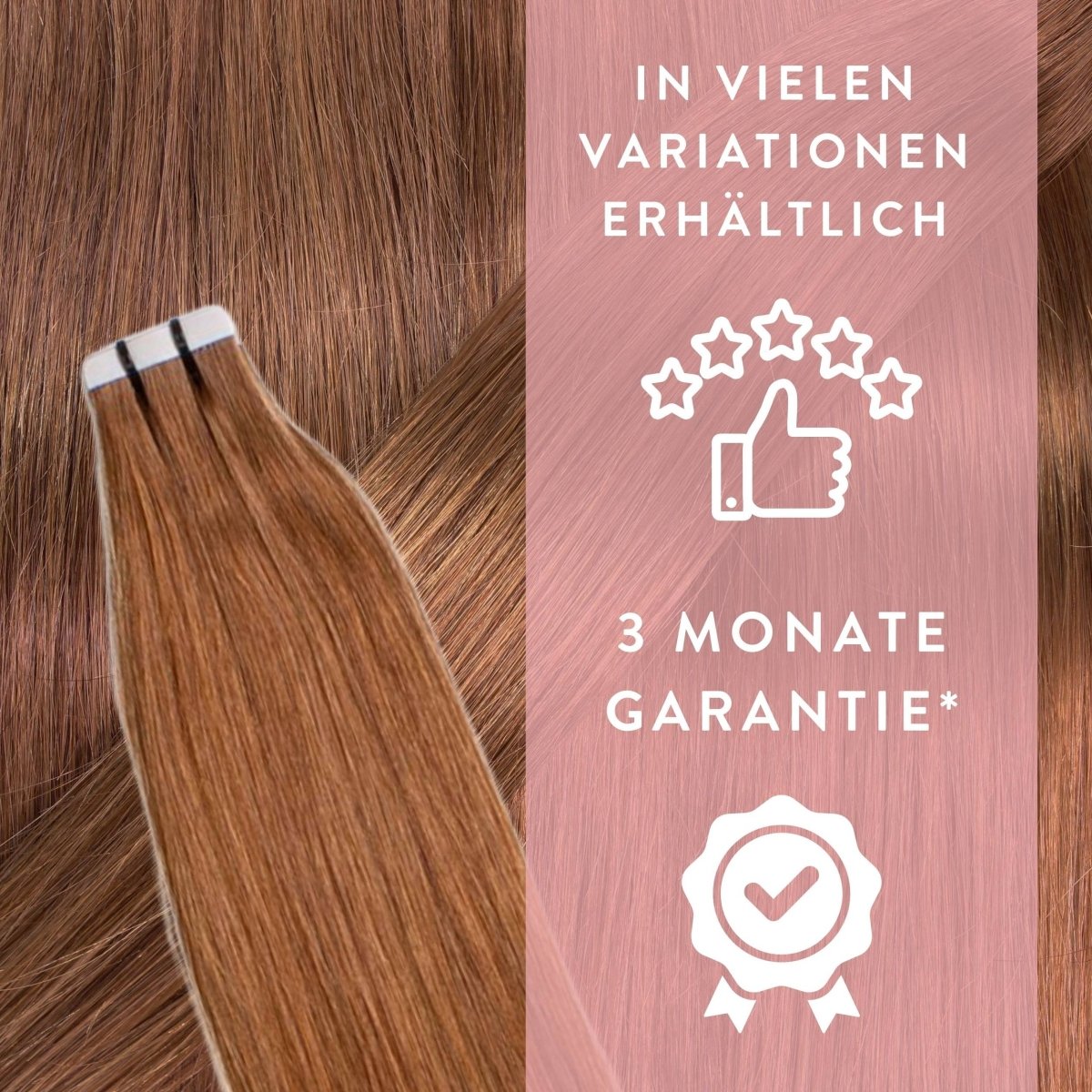 Premium Tape Extensions aus Remy Echthaar - Hair2Heart