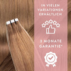 Premium Tape Extensions aus Remy Echthaar - Hair2Heart