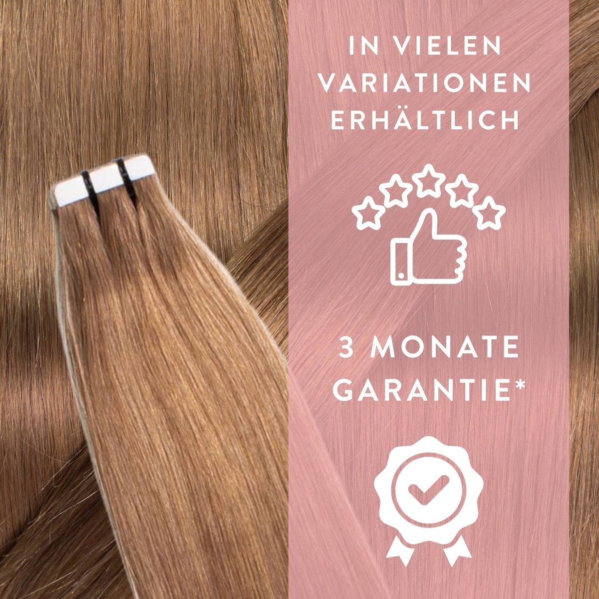 Premium Tape Extensions aus Remy Echthaar - Hair2Heart
