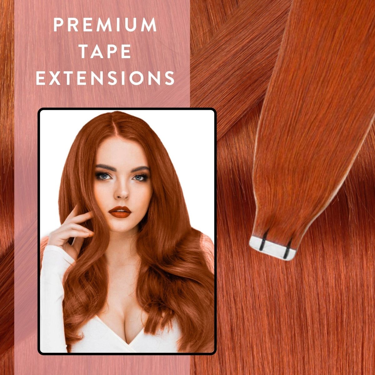 Premium Tape Extensions aus Remy Echthaar - Hair2Heart