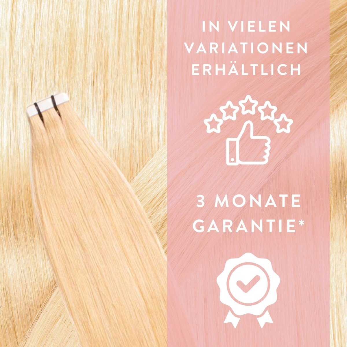 Premium Tape Extensions aus Remy Echthaar - Hair2Heart