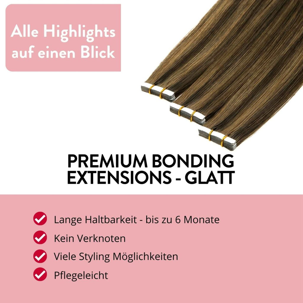 Premium Tape Extensions aus Remy Echthaar - Hair2Heart