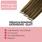 Premium Tape Extensions aus Remy Echthaar - Hair2Heart