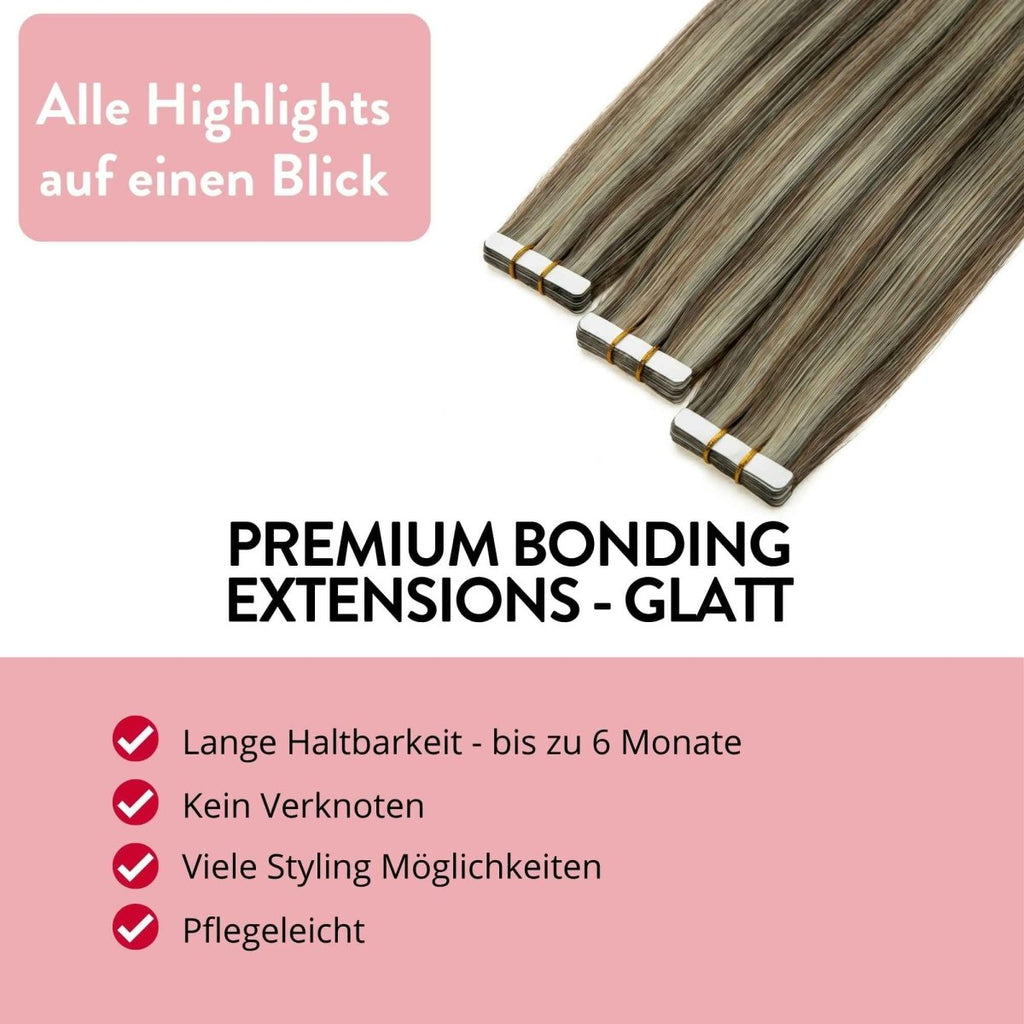 Premium Tape Extensions aus Remy Echthaar - Hair2Heart