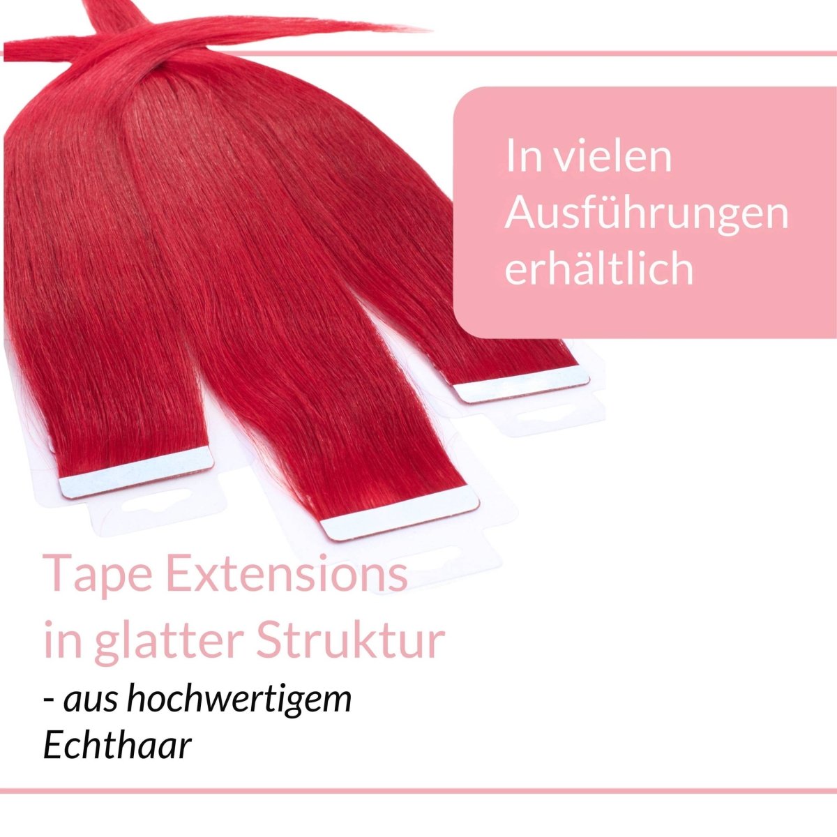 Tape Extensions glatt aus Echthaar - Hair2Heart