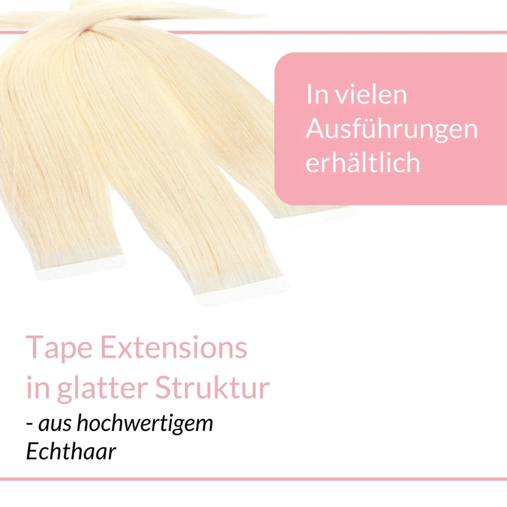 Tape Extensions glatt aus Echthaar - Hair2Heart