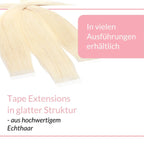 Tape Extensions glatt aus Echthaar - Hair2Heart