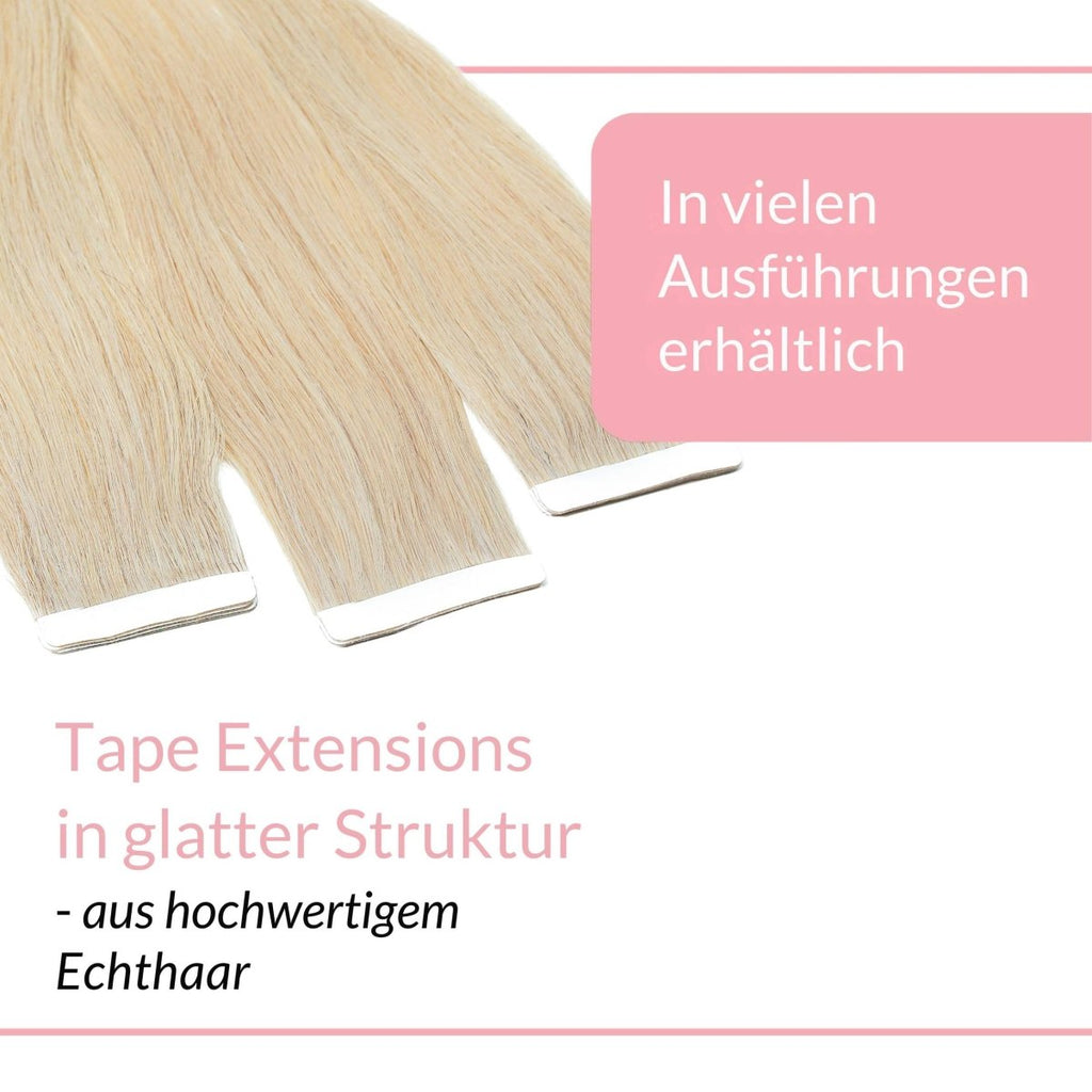 Tape Extensions glatt aus Echthaar - Hair2Heart