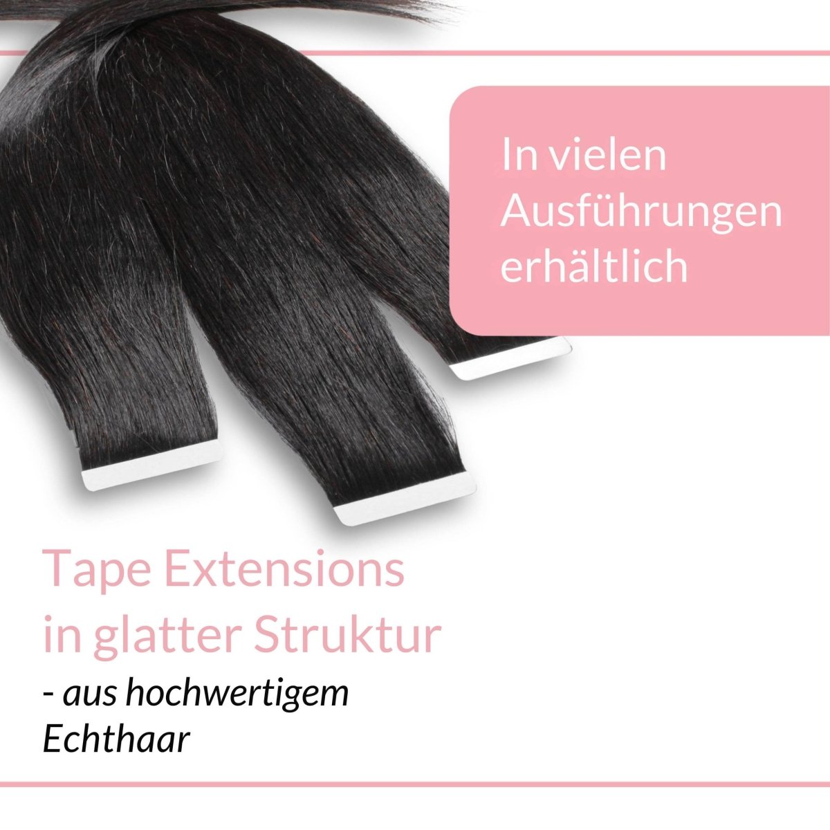 Tape Extensions glatt aus Echthaar - Hair2Heart