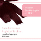 Tape Extensions glatt aus Echthaar - Hair2Heart