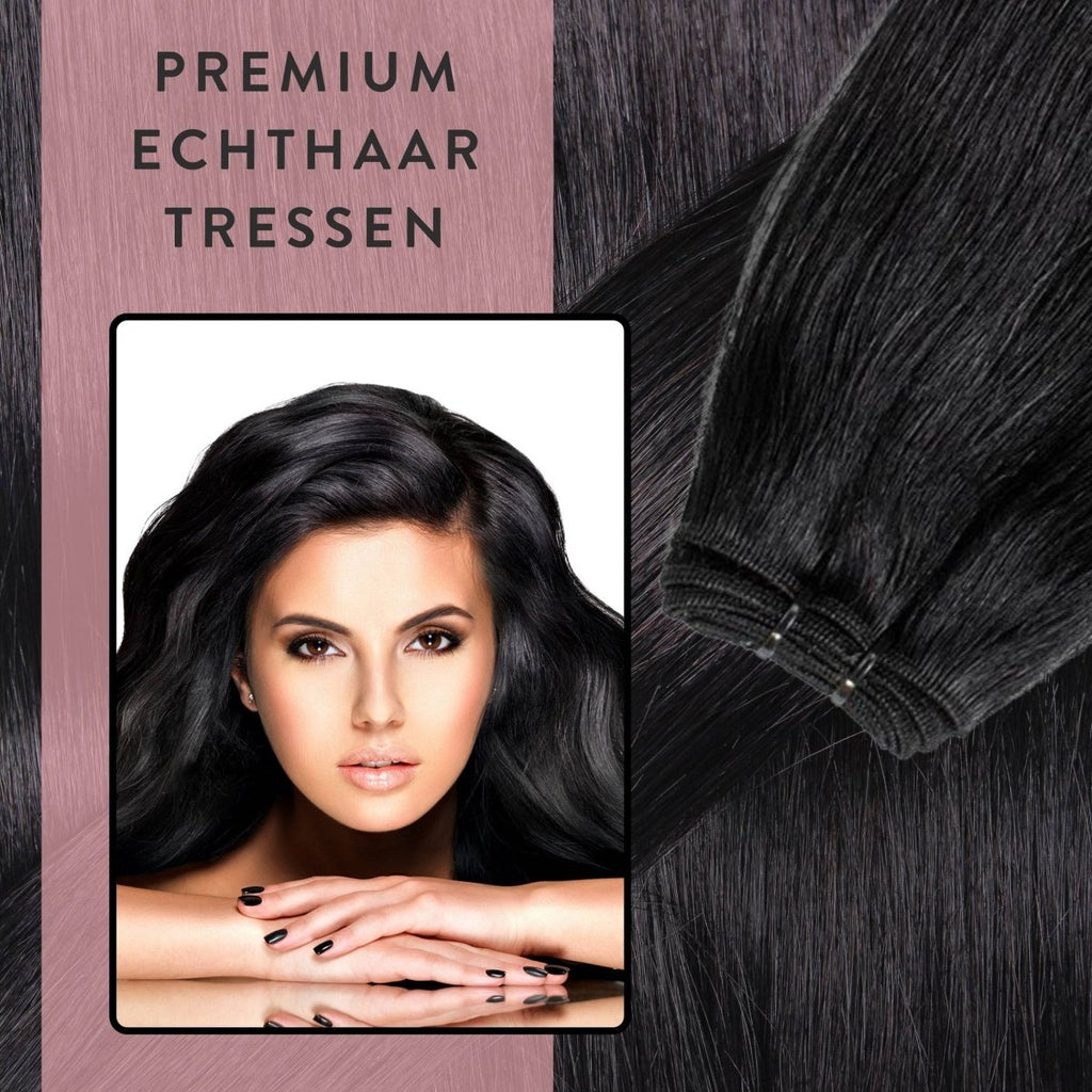 Premium Echthaartresse aus Remy Echthaar Weft Weaving - Hair2Heart