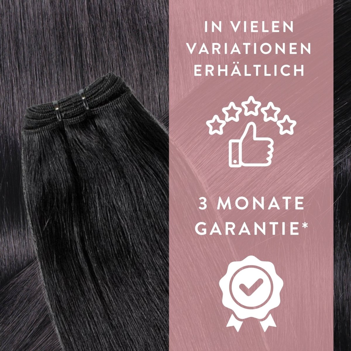 Premium Echthaartresse aus Remy Echthaar Weft Weaving - Hair2Heart