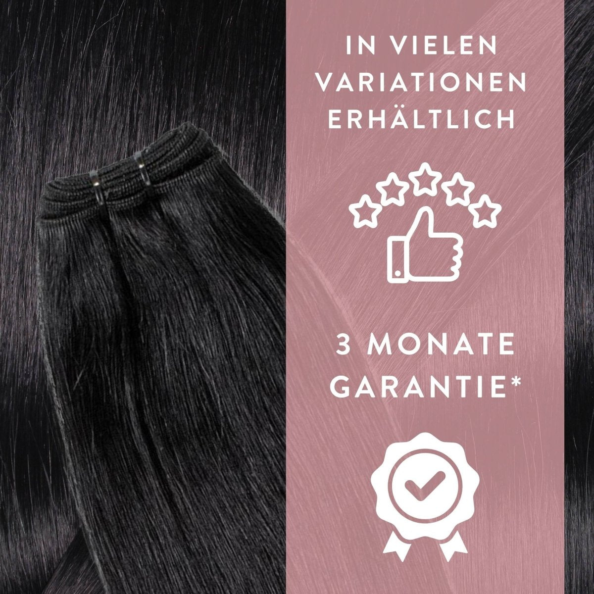 Premium Echthaartresse aus Remy Echthaar Weft Weaving - Hair2Heart