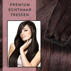 Premium Echthaartresse aus Remy Echthaar Weft Weaving - Hair2Heart