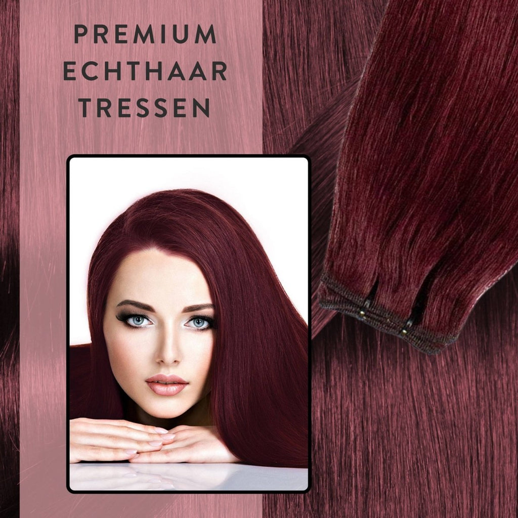 Premium Echthaartresse aus Remy Echthaar Weft Weaving - Hair2Heart