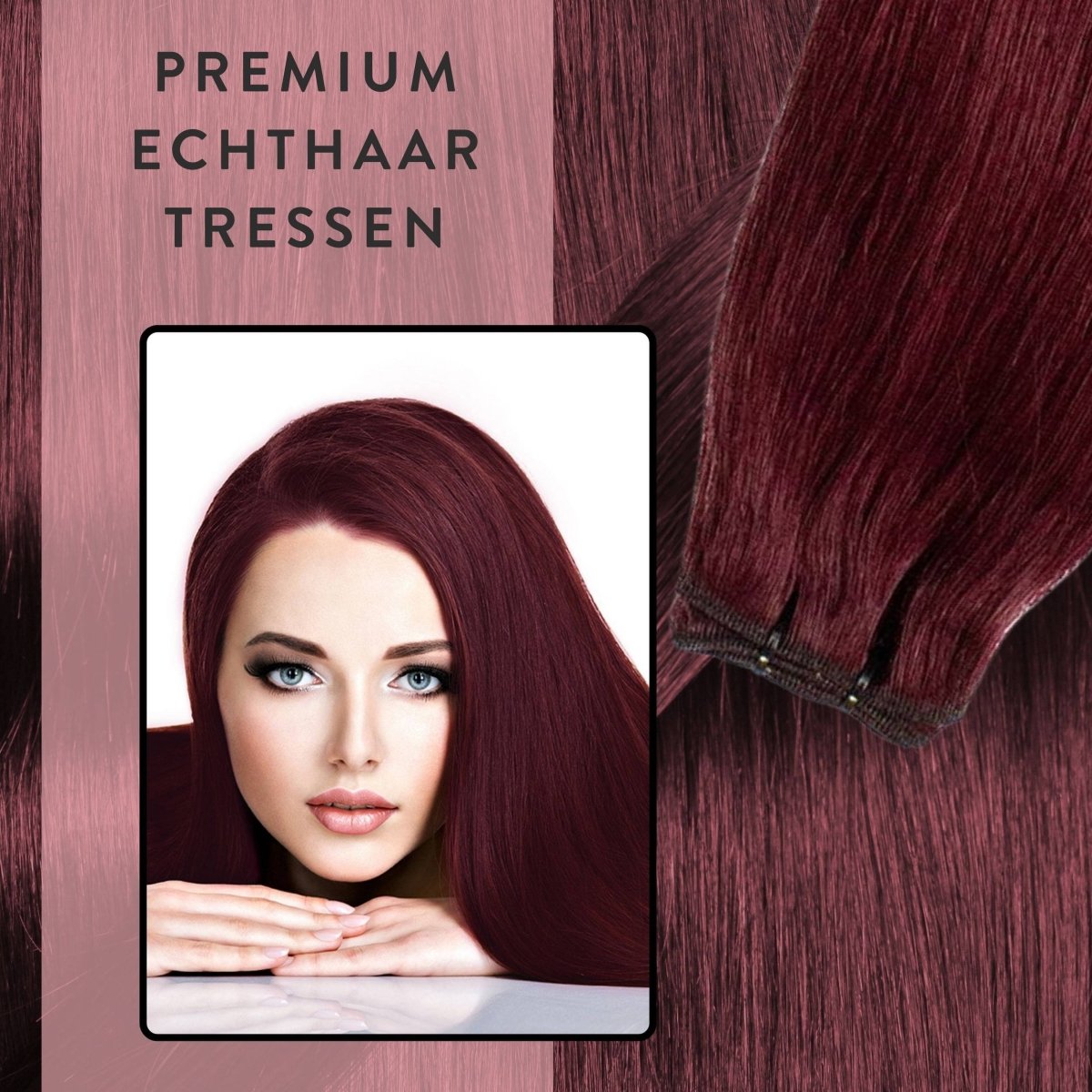 Premium Echthaartresse aus Remy Echthaar Weft Weaving - Hair2Heart