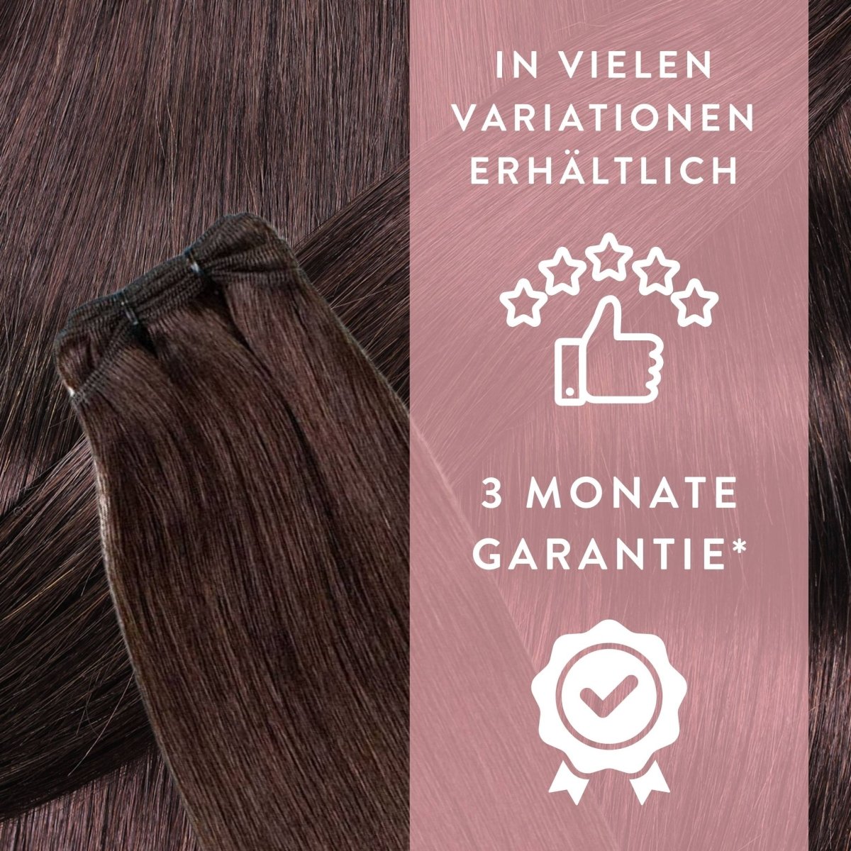 Premium Echthaartresse aus Remy Echthaar Weft Weaving - Hair2Heart