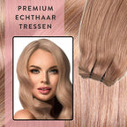 Premium Echthaartresse aus Remy Echthaar Weft Weaving - Hair2Heart
