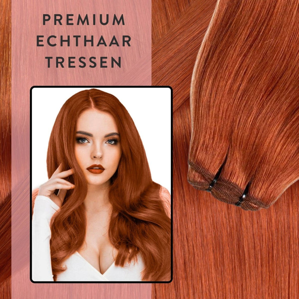 Premium Echthaartresse aus Remy Echthaar Weft Weaving - Hair2Heart