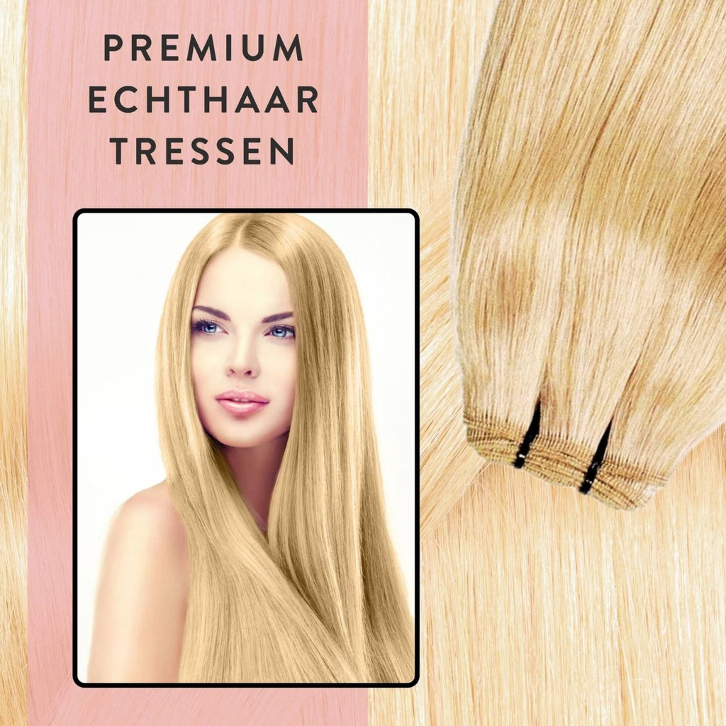 Premium Echthaartresse aus Remy Echthaar Weft Weaving - Hair2Heart