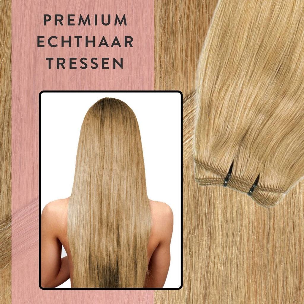 Premium Echthaartresse aus Remy Echthaar Weft Weaving - Hair2Heart