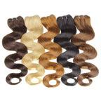 Gewellte Echthaartresse Weft Weaving - Hair2Heart