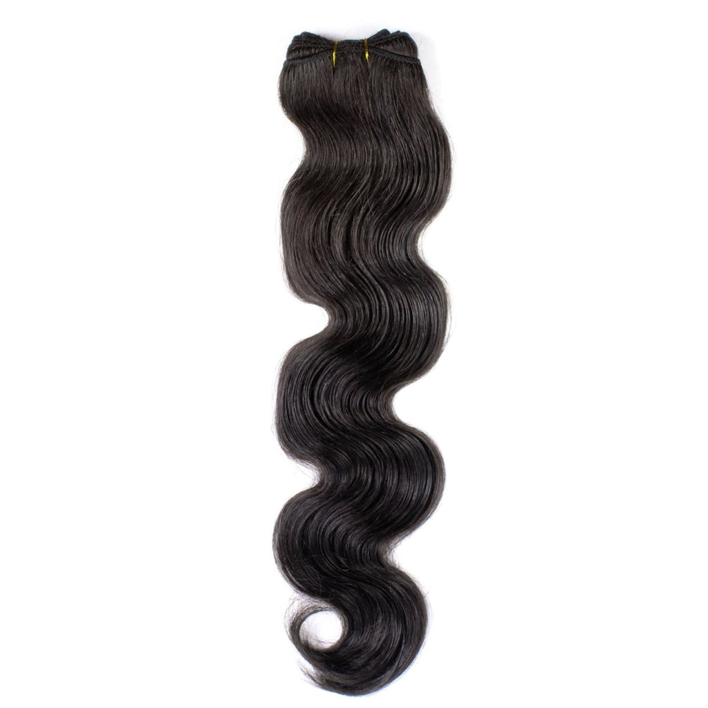 Gewellte Echthaartresse Weft Weaving - Hair2Heart