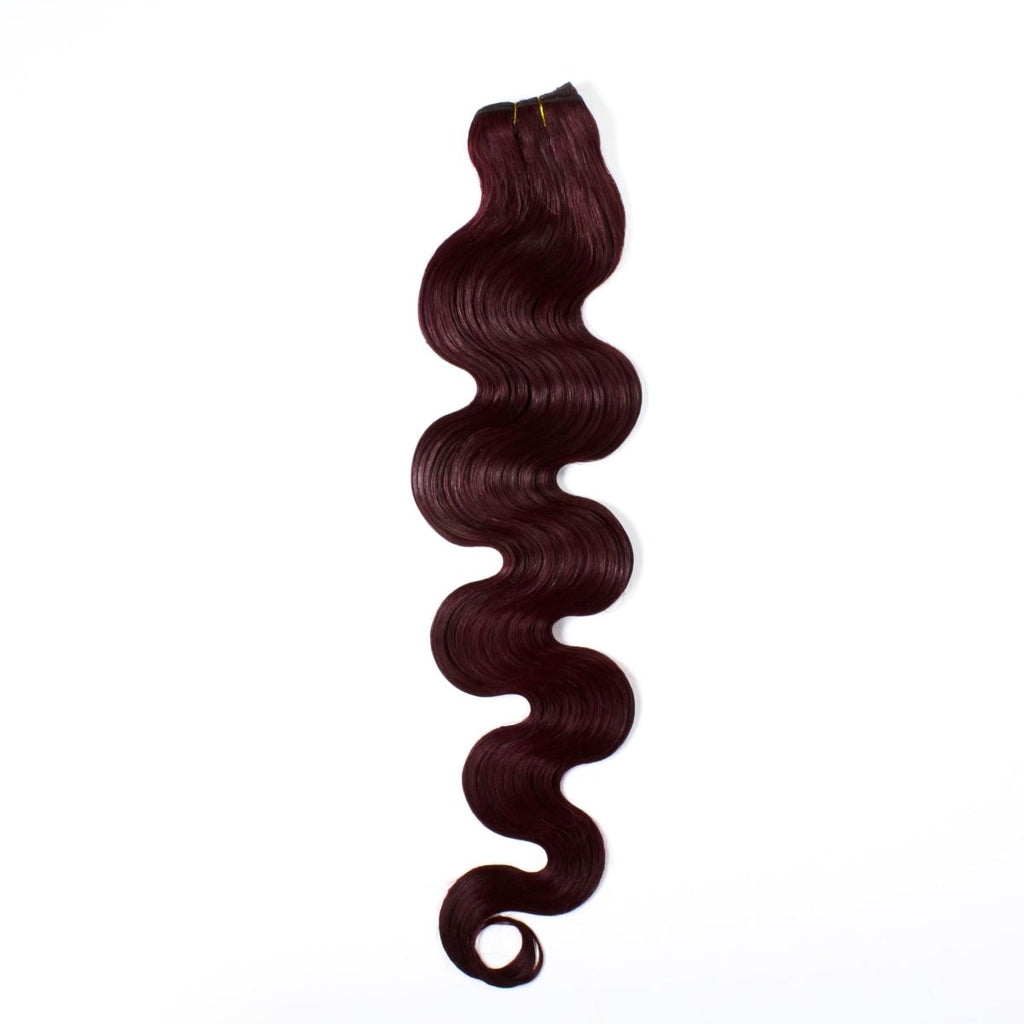 Gewellte Echthaartresse Weft Weaving - Hair2Heart