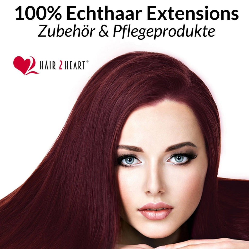 Gewellte Echthaartresse Weft Weaving - Hair2Heart