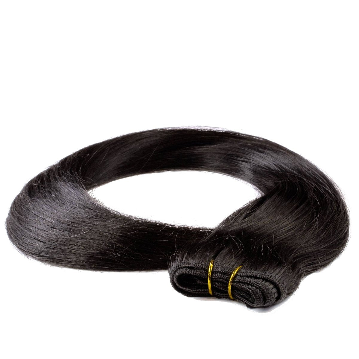 Glatte Echthaartresse Weft Weaving - Hair2Heart