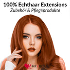 Glatte Echthaartresse