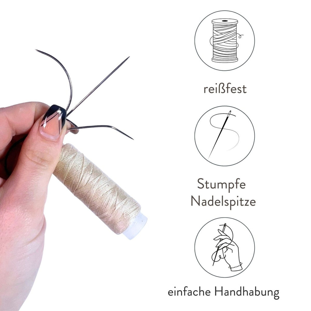 Tressen Starter Set für Wefts Weaving aus Echthaar - Hair2Heart
