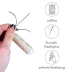 Tressen Starter Set für Wefts Weaving aus Echthaar - Hair2Heart