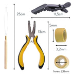 Tressen Starter Set für Wefts Weaving aus Echthaar - Hair2Heart