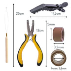 Tressen Starter Set für Wefts Weaving aus Echthaar - Hair2Heart
