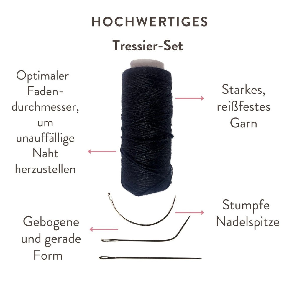 Tressen Starter Set für Wefts Weaving aus Echthaar - Hair2Heart