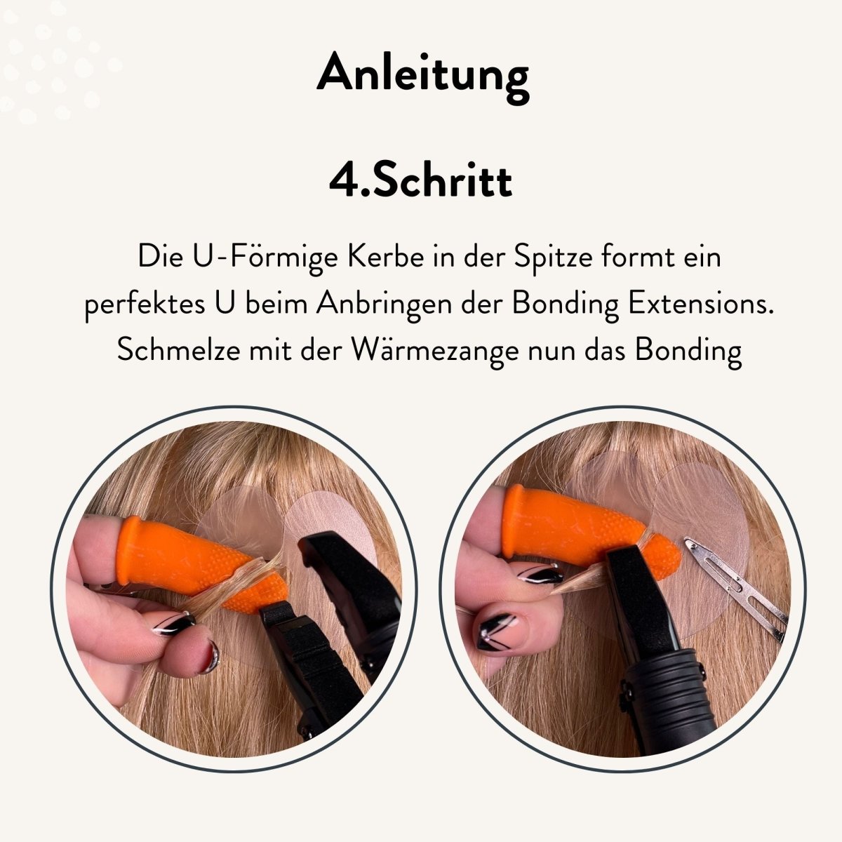 Wärmezangen für Bonding Extensions aus Echthaar - Hair2Heart